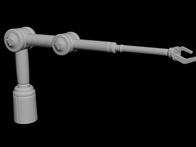 Modern parts up 3d model