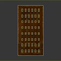 Three Tiered Wooden Tray Rack With Slotted Trays For Storage