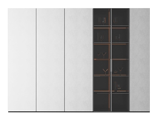 west kitchen cabinet 3d model