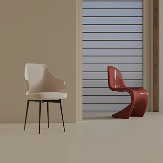 Modern Dining Chair 3d model