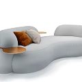 Modern Multiplayer Sofa Shaped Sofa 3d model
