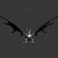 Fantasy Dragon 3D Model With Large Detailed Wings And Mythical Creature Design