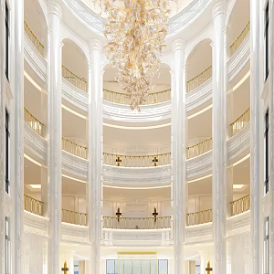 Jane's Hall Lobby 3d model