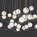 Modern chandelier 3d model