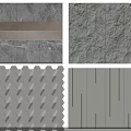 Diverse Background Wall Decor With Marble Wooden Geometric And Line Textures