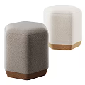 Modern Sofa Stool Low Stool Dressing Stool Shoe Changing Stool 3d model