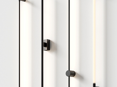 Linear wall lamp model