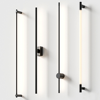 Linear wall lamp 3d model