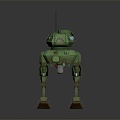 Mecha Warrior Mecha Soldier Machine Armor Mechanical Armor 3d model