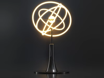 Modern Table Lamp Lighting Furnishings Bedside Lamp 3d model