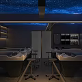 Modern Beauty Salon Interior With Bright Lighting And Stylish Decor