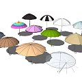 Assorted Colorful Umbrellas in Various Styles for Daily Living Essentials