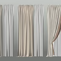 Elegant Neutral Tones Velvet Curtains With Flowy Design For Home Decor Options