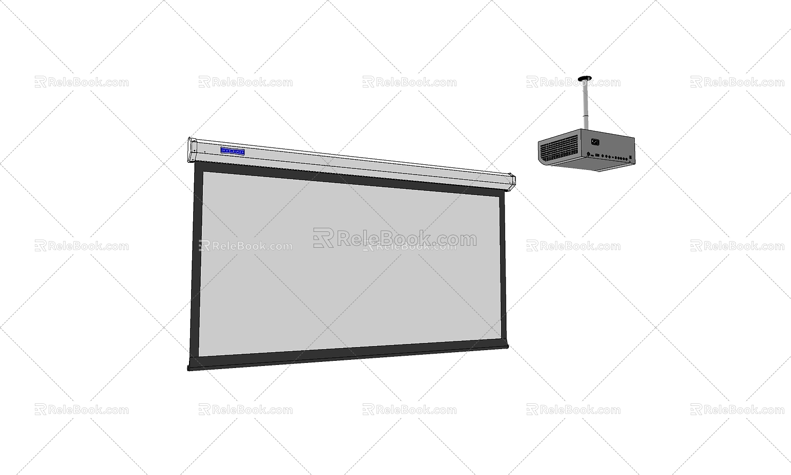 Modern Projector Curtain model