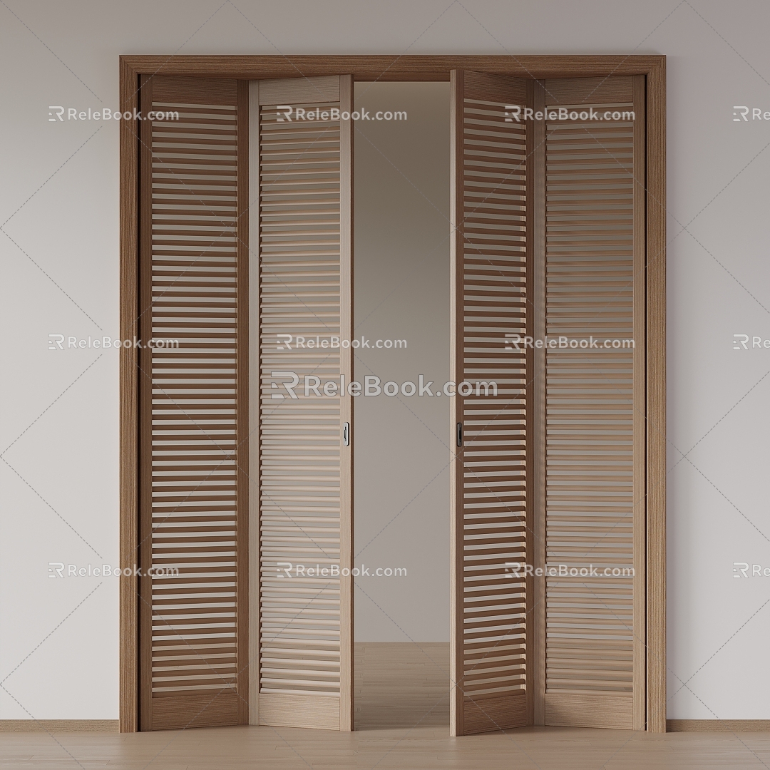 Folding door 3d model