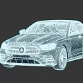 Sleek Mercedes Benz Gray Sedan Modern Exterior With Chrome Grille And Alloy Wheels