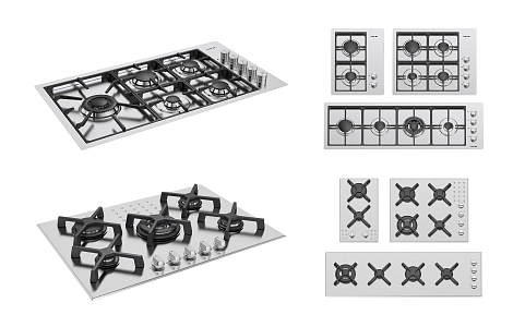 Modern Stove 3d model