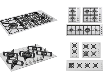 Modern Stove 3d model