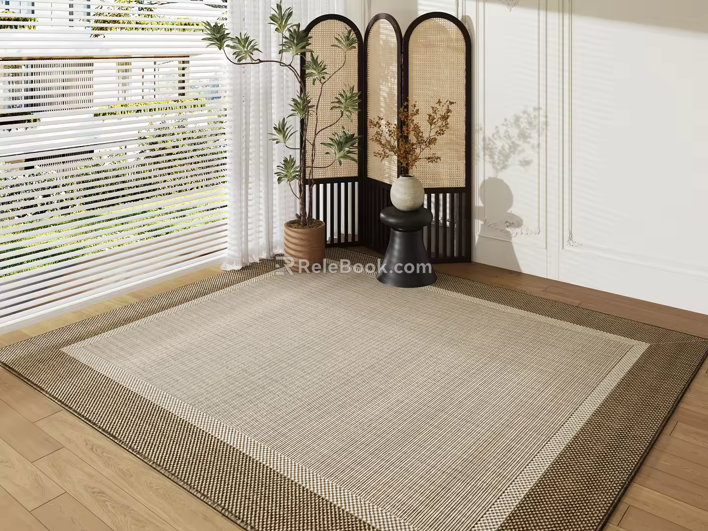 Quiet Square Carpet 3d model