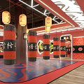 Traditional Martial Arts Training Space With Cultural Decor