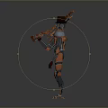 Mech Warrior Mech Soldier Machine Battlearm Mechanical Battlearm Machine Fighter Robot 3d model