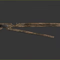 Crossbow Mechanical Crossbow Shift Bow and Arrow Shoot Far Equipment Weapons High-tech Crossbow 3d model