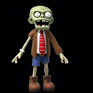 Plants vs Zombies 3d model