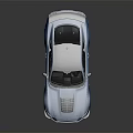 Blue Mustang Sports Car With Rear Spoiler Black Wheels And Sporty Exterior