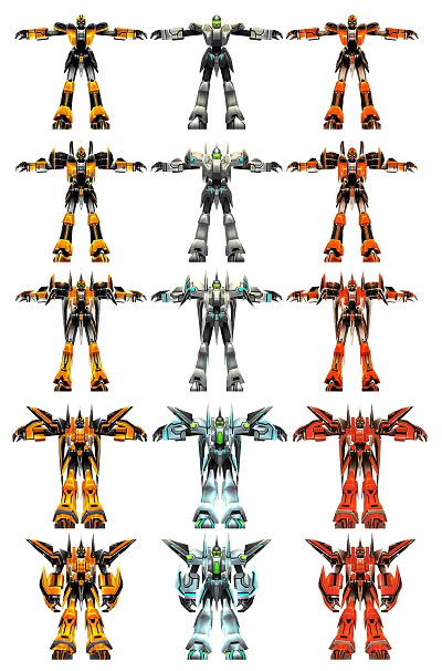 Modern Robots 3d model