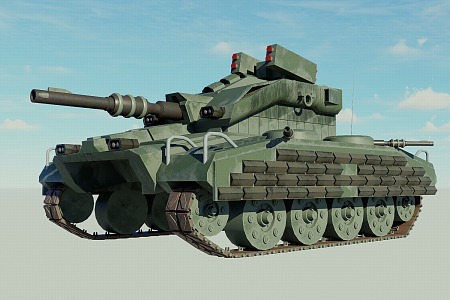 heavy tank 3d model