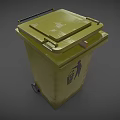 Trash Can Large Trash Can Outdoor Trash Can Community Trash Can Park Trash Can Low Face Number Low Model Simple Model Game Video Level Super Realistic High Precision 3d model