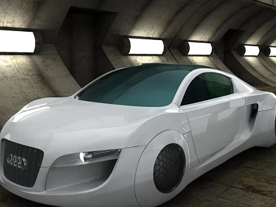 Hyundai Audi concept car 3d model