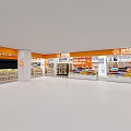 Mitgo Supermarket Interior With Grocery Products Seasoning Displays And Promotions