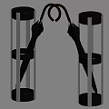 Umbrella stand umbrella frame 3d model