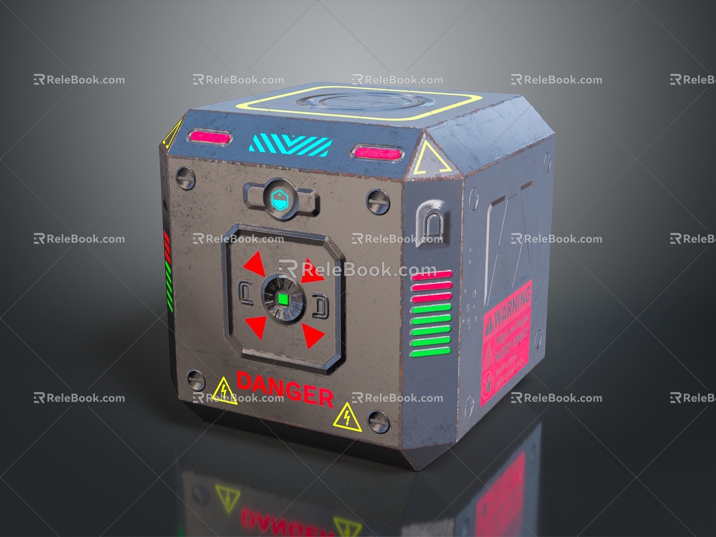 Science Fiction Box Science Fiction Box Military Box Password Box Military Supplies Science Fiction Supplies Science Fiction Password Box 3d model