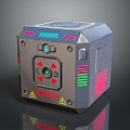 Science Fiction Box Science Fiction Box Military Box Password Box Military Supplies Science Fiction Supplies Science Fiction Password Box 3d model