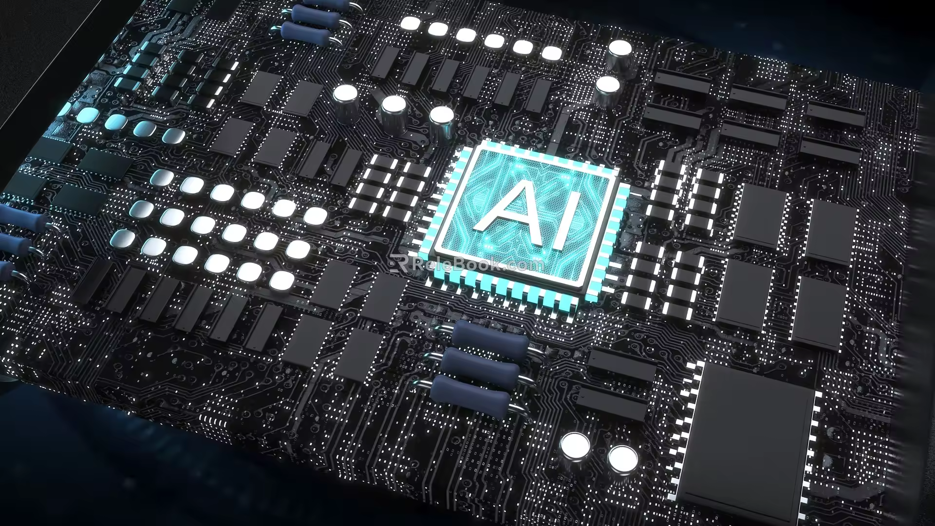 modern chip charging chip 3d model