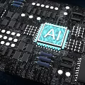 modern chip charging chip 3d model