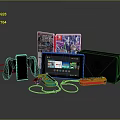 Game machine home game machine Nintendo game machine old game machine 3d model