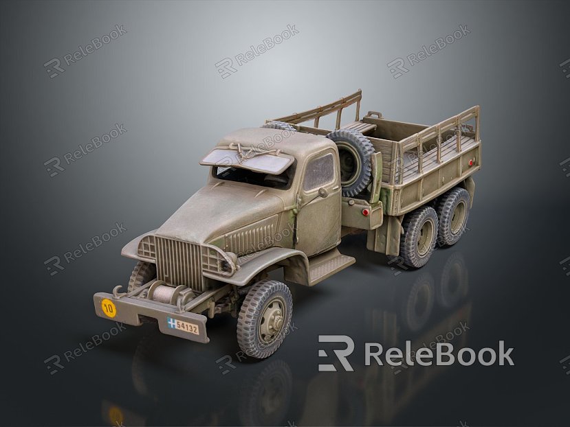 Modern Army Card Military Truck Military Transporter Military Transporter model