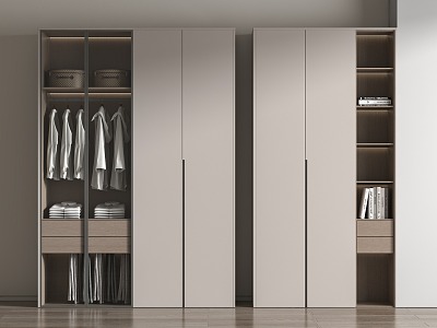 Modern wardrobe model