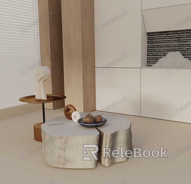 Modern coffee table model