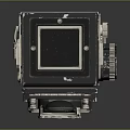 Rolleiflex Vintage Twin Lens Camera Classic Electronic Appliance With Retro Metal Body