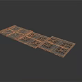 Modular Metal Grid Panel Structure With Interlocking Design And Durable Construction