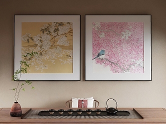 New Chinese Decorative Painting 3d model