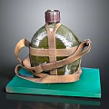 Kettle Military Kettle Bucket Pot Container Realistic 3d model