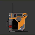 Sony Walkman Recorder Vintage Recorder Card Machine Tape Retro Recorder 3d model