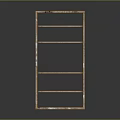 Simple Natural Wooden Bookshelf With Multiple Open Shelves And Vertical Design