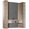 Elegant Modern Bathroom Cabinet With Mirror Faucet Marble Countertop And Drawer