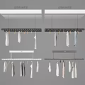 Indoor Hanging Clothes Drying Racks With Multiple Styles For Home Drying Needs 3d model